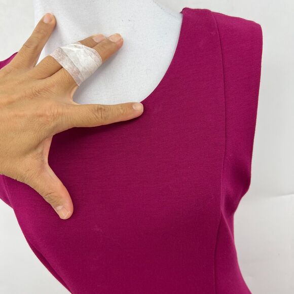 Free People Cha Cha Mini Skater Dress Womens S Small Bordeaux - Picture 7 of 13